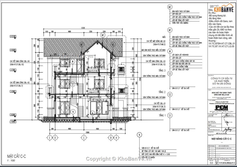 thiết kế biệt thự,biệt thự khu Vinhomes Riverside,Biệt thự đơn lập