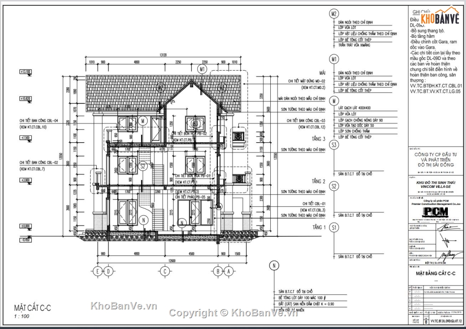 thiết kế biệt thự,biệt thự khu Vinhomes Riverside,Biệt thự đơn lập