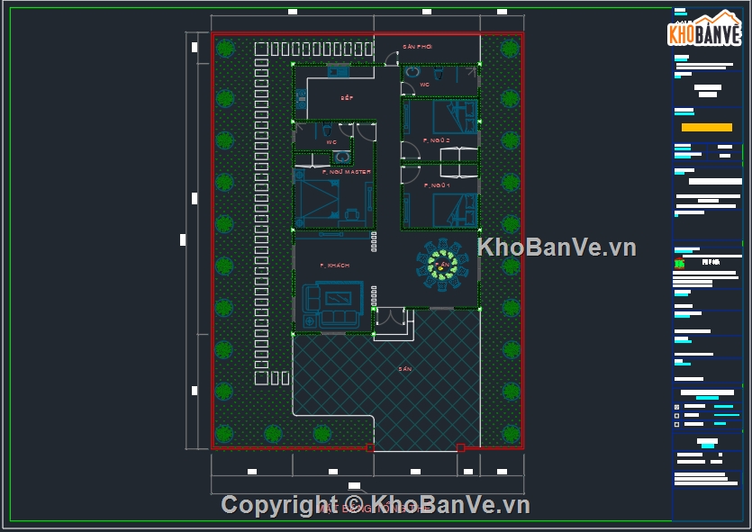 Bản vẽ nhà vườn đẹp,Các mẫu bản vẽ công năng nhà vườn,Bản vẽ nhà vườn 9x13m đẹp