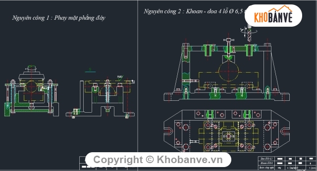 đồ án máy,Cad đồ án,đồ án chế tạo máy thân đỡ