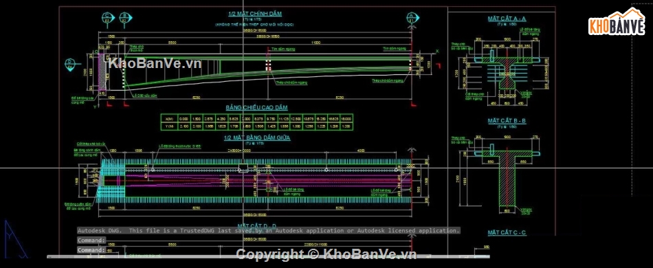 Dầm T 33m,cầu dầm,dầm giả vòm
