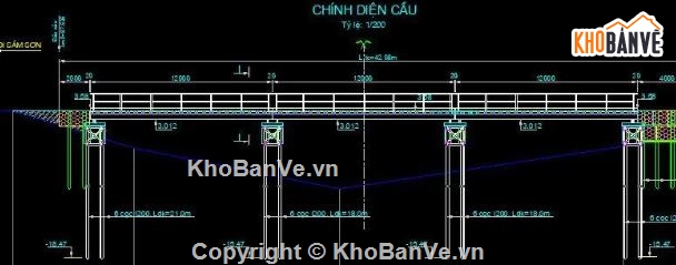 cầu tạm bằng thép,file cầu tạm bằng thép,file cad cầu tạm bằng thép