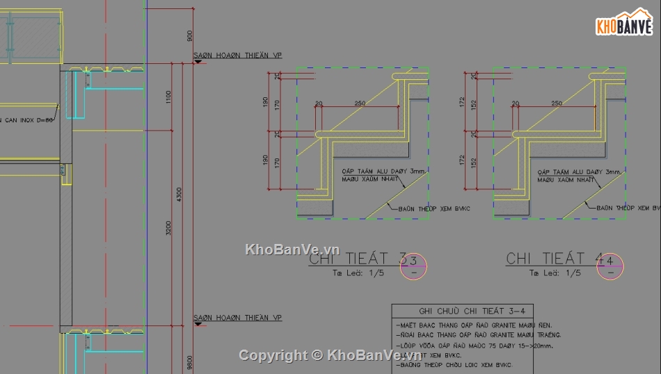 Chi tiết thang,Chi tiết cầu thang,cad cầu thang,cầu thang bộ