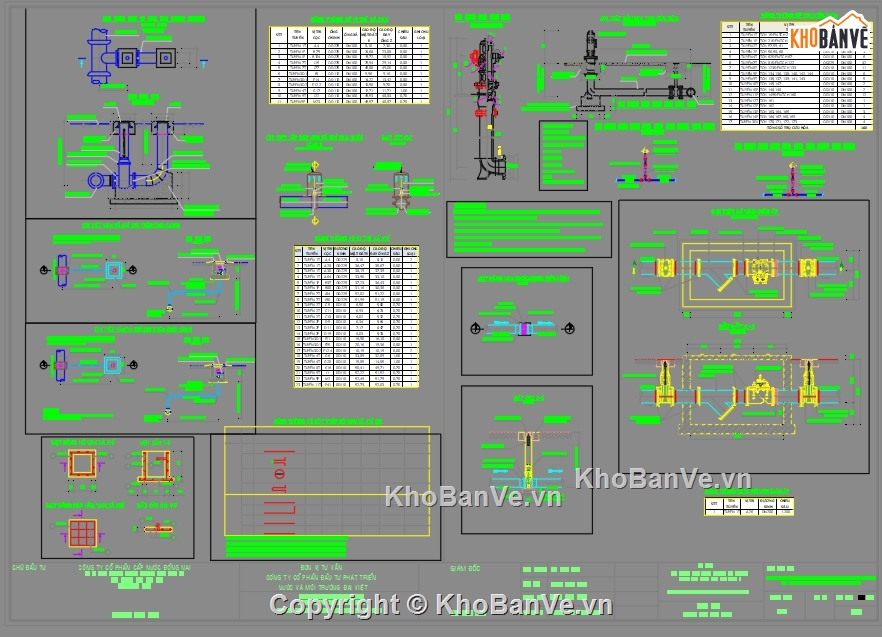 thiết kế thi công,cấp nước,bản thiết kế nước
