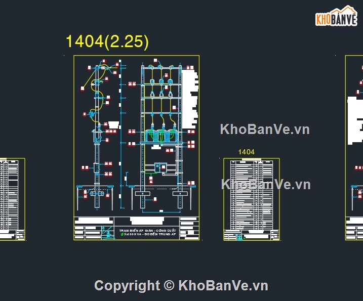 trạm biến áp,chi tiết trạm biến áp,mẫu trạm biến áp,trạm biến áp 35Kv,trạm biến áp 22/0.4kv,trạm biến áp 560kva