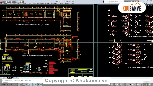 cấp thoát nước,cấp nước,bản vẽ nước,công trình cấp nước,bản vẽ công trình cấp nước,mẫu bản vẽ cấp thoát nước