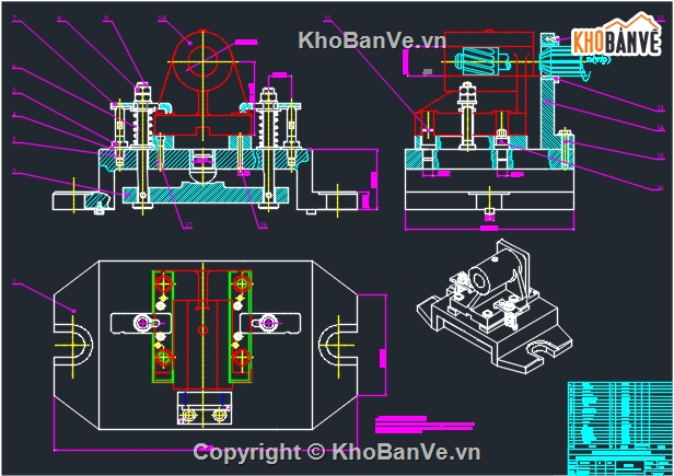Đồ án gối đỡ,Đồ án,chế tạo,Đồ án chế tạo