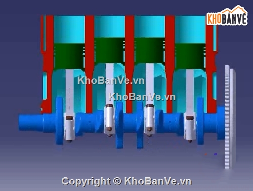 Đồ án,cơ cấu khuỷu trục,thanh truyền động cơ B6