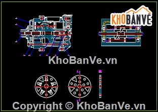hệ thống điều hòa,đồ án xe ô tô,bản vẽ điều hòa ô tô