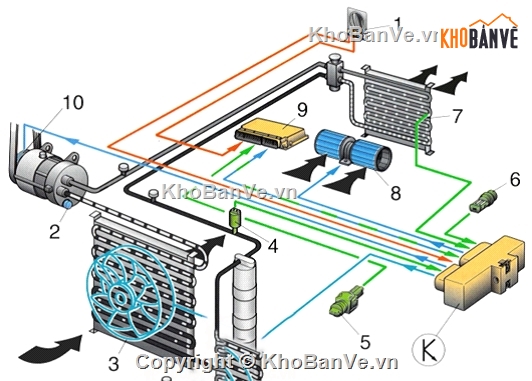 hệ thống điều hòa,điều hòa,Đồ án