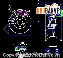 hệ thống phanh xe,Đồ án phanh,hệ thống phanh đĩa