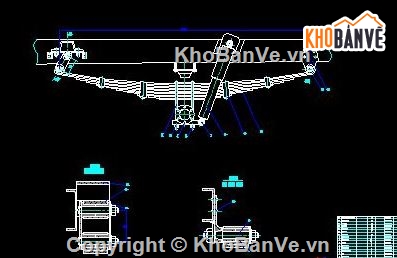 hệ thống treo xe tải,hệ thống treo cho xe tải,hệ thống treo xe tải file cad