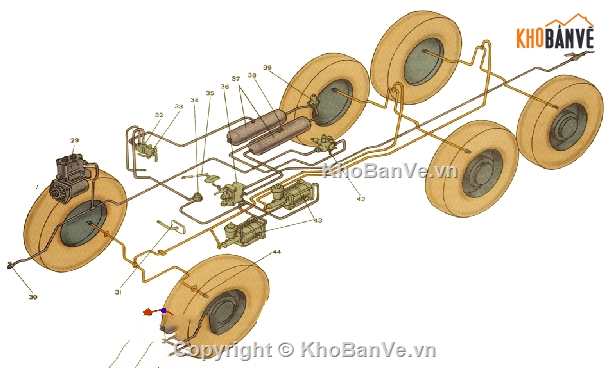 Đồ án phanh,phanh xe trên xe kia a,phanh trên xe ural 375d