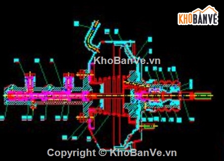 hệ thống phanh,Ford Escape,đồ án ô tô,bản vẽ cad 2D