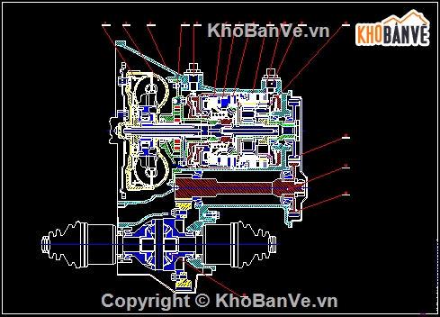 Đồ án,đồ án ô tô,bản vẽ đồ án ô tô