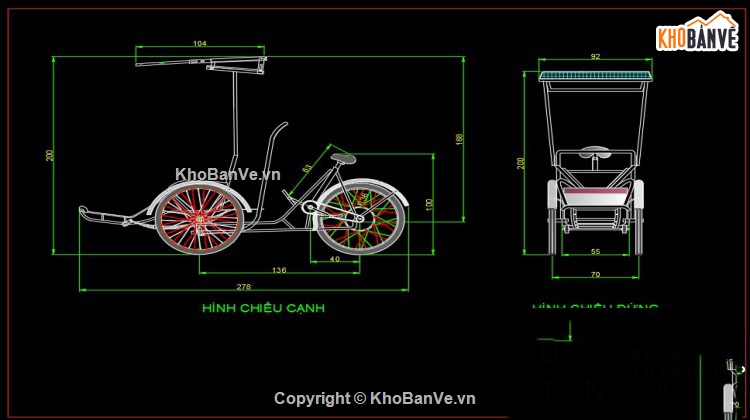 xe điện,Đồ án chế tạo,chế tạo xe xích lô điện