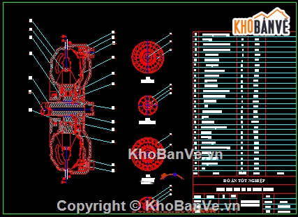 Đồ án,hộp số tự động F4A4B,Đồ án khảo sát hộp số tự động