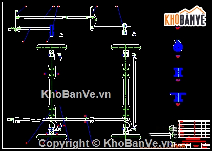 Đồ án hệ thống lái,Đồ án,có hai cầu dẫn hướng,hướng dẫn,thiết kế cầu