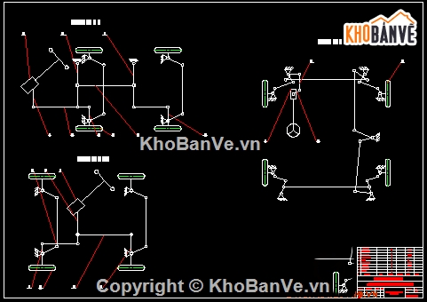 Đồ án hệ thống lái,Đồ án,có hai cầu dẫn hướng,hướng dẫn,thiết kế cầu