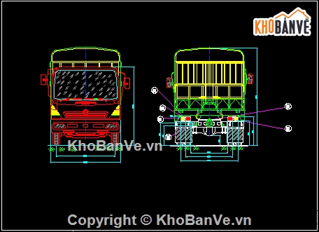 Đồ án,đồ án thiết kế xe tải,bản vẽ đồ án thiết kế xe tải