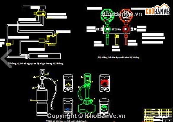 điện lạnh ô tô,hệ thống lạnh,ô tô tải,khai thác kỹ thuật,đồ án ô tô