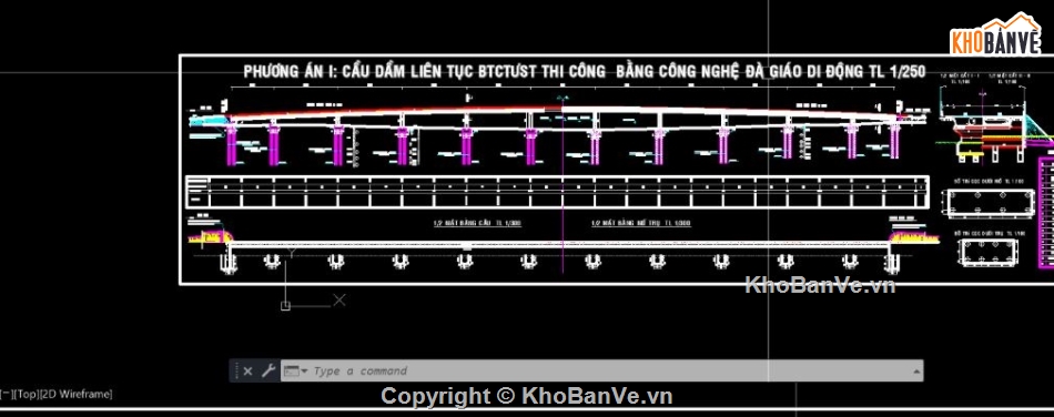 cầu đúc,Đồ án,cầu liên tục