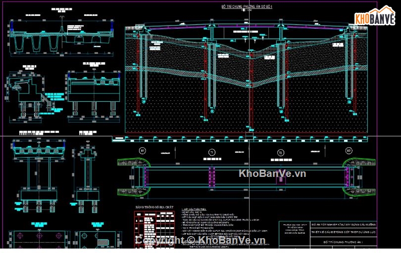 super T,Đồ án,Dầm super T L=3x37m