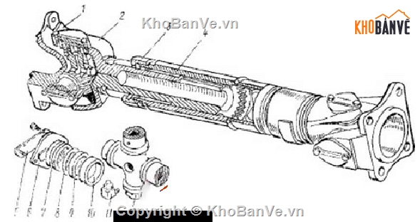 đồ án xe ô tô,hệ thống truyền lực trên xe,truyền lực xe đầu kéo