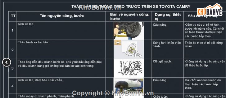 kỹ thuật,Đồ án,hệ thống treo trên xe toyota,xe toyota camry 2019