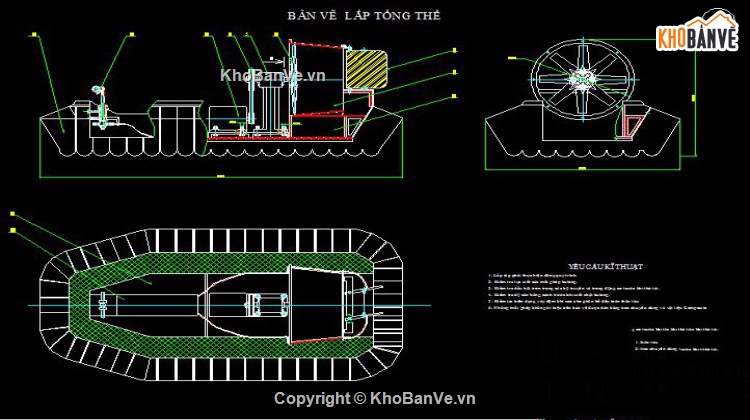 Đồ án chế tạo,Đồ án tốt nghiệp  đường,chế tạo mô hình tàu đệm khí