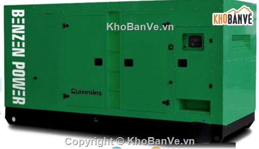 đồ án xe ô tô,trạm phát điện,trạm phát điện Cummins 500 kVA