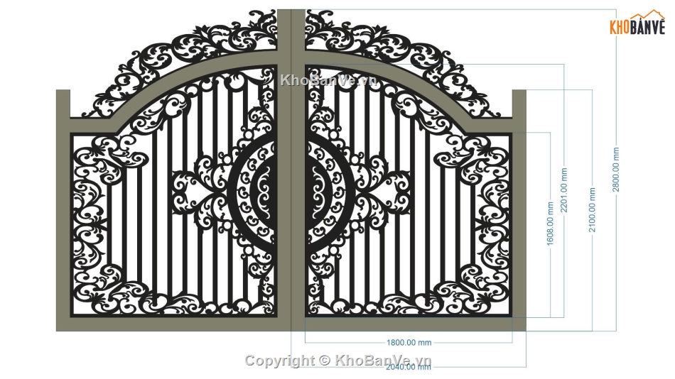 cổng 2 cánh cnc,file cnc cổng 2 cánh,mẫu cổng 2 cánh