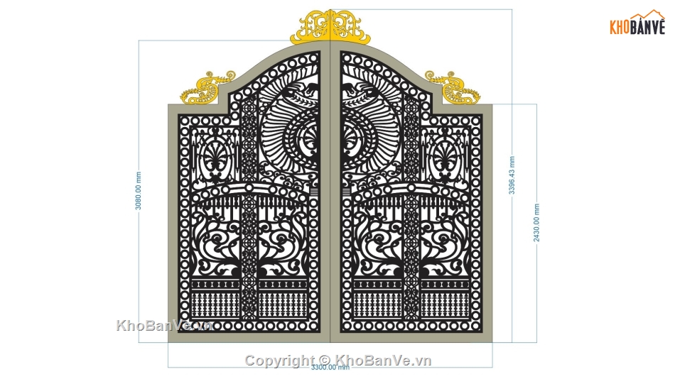 cổng 2 cánh biệt thự,file cnc cổng 2 cánh,mẫu cnc cổng 2 cánh
