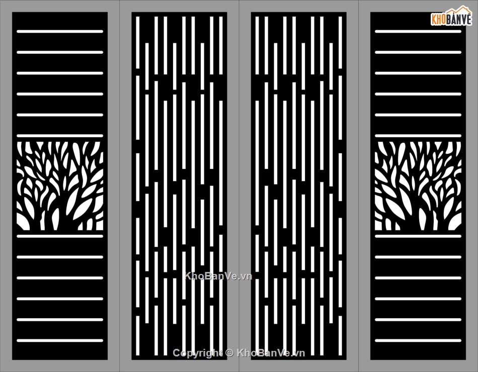 CNC cổng 4 cánh,cổng đẹp 4 cánh,file cnc cổng 4 cánh,mẫu cnc cổng 4 cánh