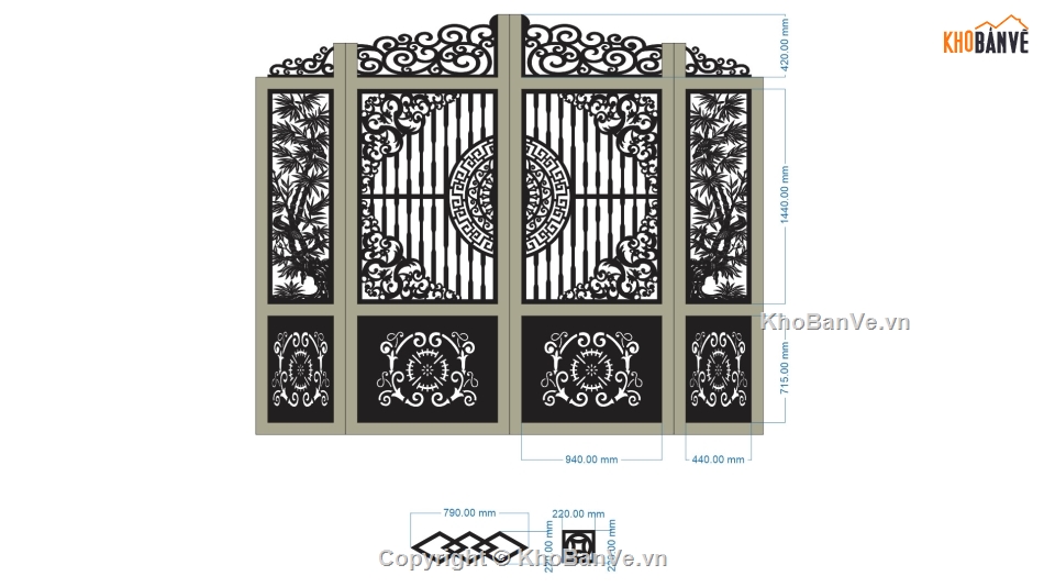 cổng trúc cnc,file cnc cổng trúc,mẫu cnc cổng trúc