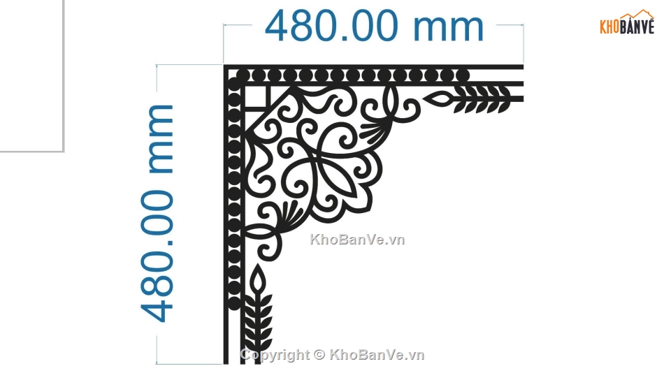 mái kính,hoa góc mái kính,file cnc hoa góc mái kính