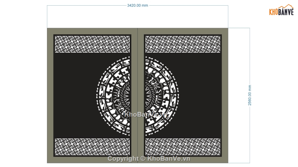 cổng 2 cánh,file cổng 2 cánh,mẫu cổng 2 cánh