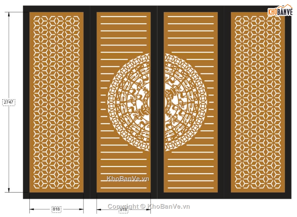 mẫu cổng CNC đẹp,cổng 4 cánh cnc,file cnc cổng 4 cánh
