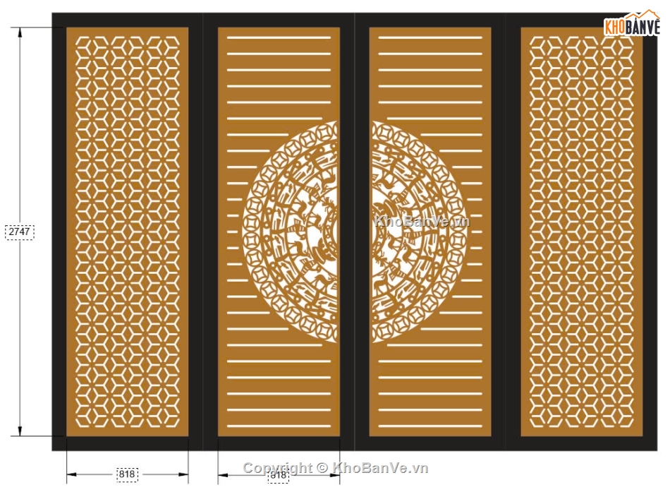 mẫu cổng CNC đẹp,cổng 4 cánh cnc,file cnc cổng 4 cánh