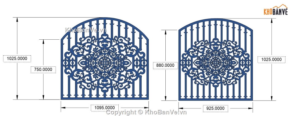 cắt cnc hàng rào đẹp,autocad thiết kế mẫu hàng rào,file hàng rào cắt cnc