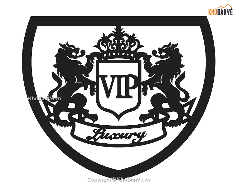 Cnc thiết kế logo vip luxury