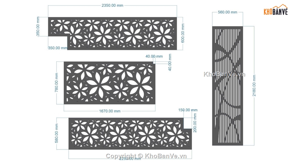 vách ngăn,vách ngăn đẹp,file cnc vách ngăn hoa