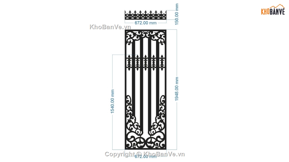 Cổng 1 cánh,Cổng 1 cánh CNC,Cổng 1 cánh đẹp