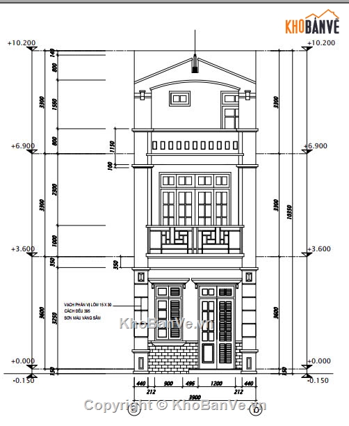 nhà 3 tầng,nhà phố 3 tầng,nhà tân cổ điển