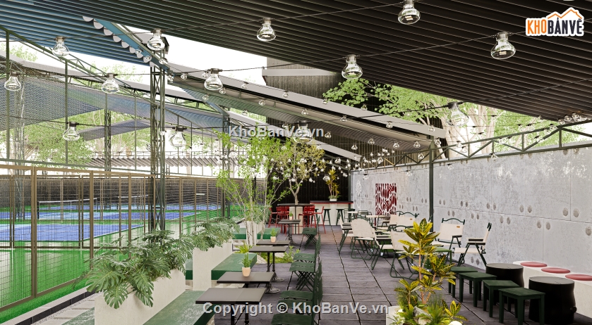 trung tâm,nhà vườn,cafe,pickleball,sân thể thao,trung tâm thể thao