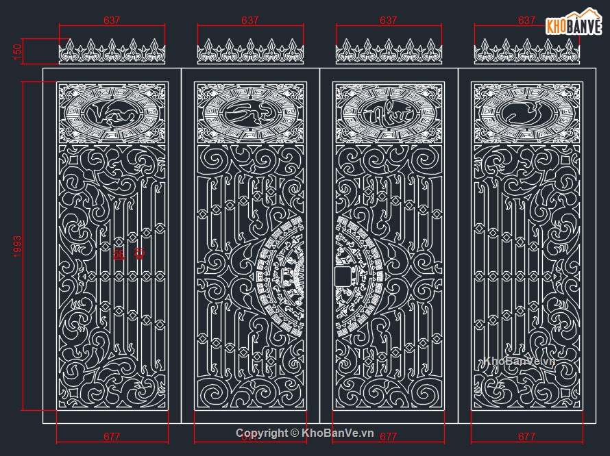 file cổng cnc,file cnc cổng,file cổng 4 cánh cnc,file cnc cổng 4 cánh,cổng vạn sự như ý