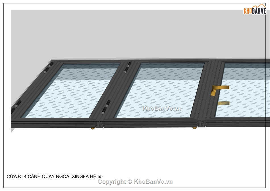Family cửa nhôm xingfa,cửa xingfa 4 cánh,family cửa cao cấp,Cửa đi 4 cánh xingfa hệ 55,Cửa đi 4 cánh xingfa