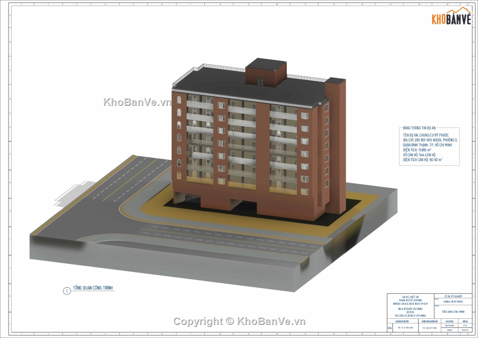 đồ án chung cư,bản vẽ chung cư,revit chung cư