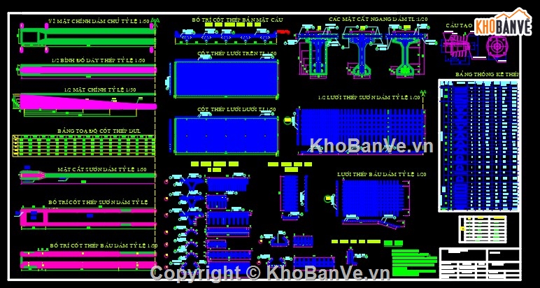 Đồ án,thiết kế cad ô tô,cốt thép,thiết kế cầu,bê tông cốt thép
