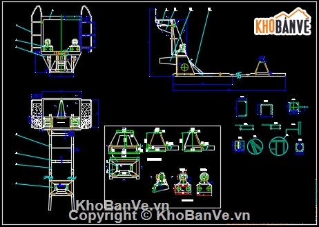 đồ án thiết kế ô tô,thiết kế xe trộn bê tông 7 khối,đồ án xe ô tô
